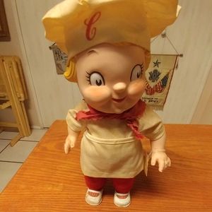 Campbell Soup Doll, rubber, 1970's, Vintage